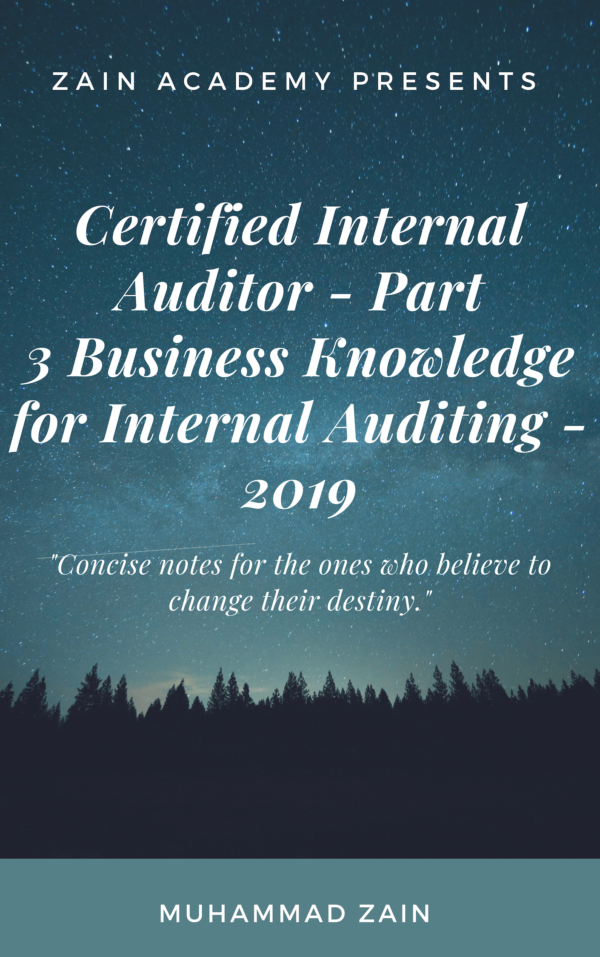 certified internal auditor part 3