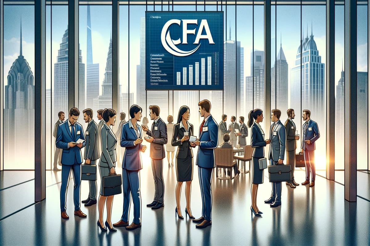 What networking opportunities are available for CFA candidates and charterholders