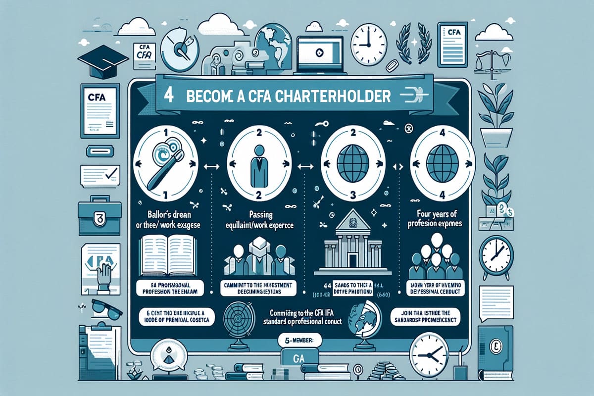 What are the requirements to become a CFA charterholder